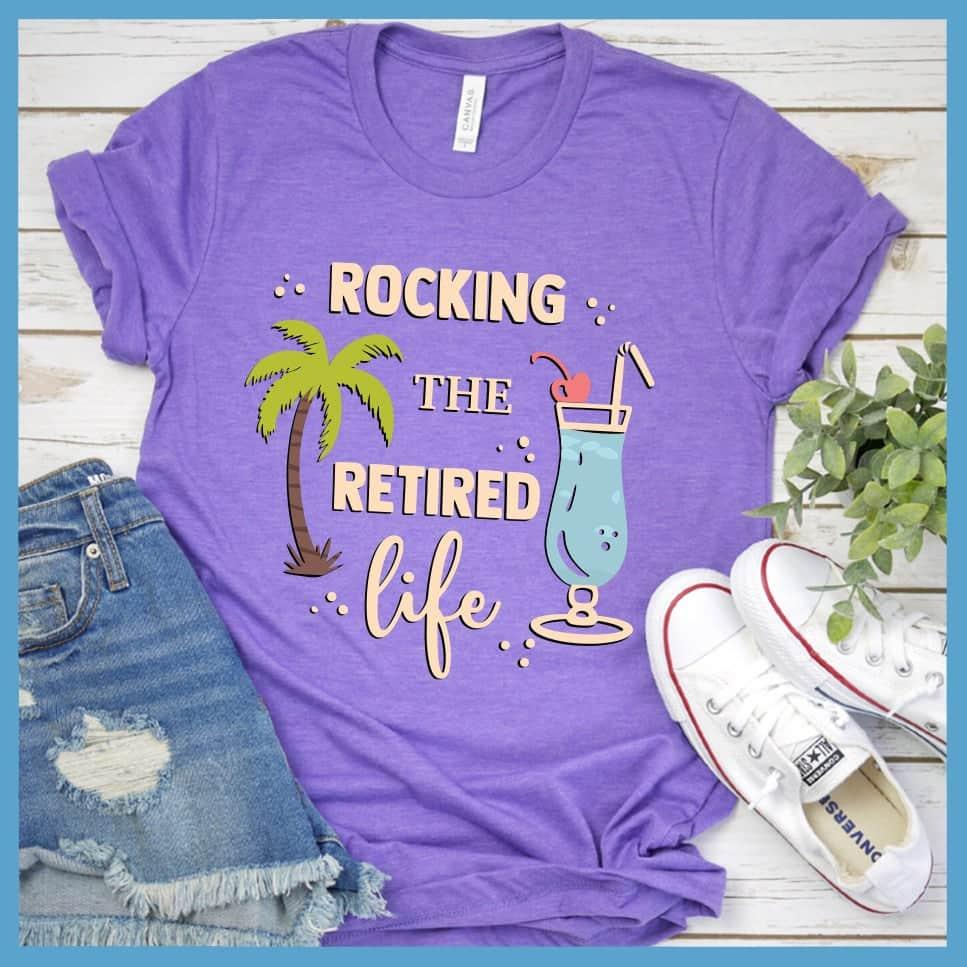 Rocking The Retired Life Colored Print T-Shirt - Brooke & Belle