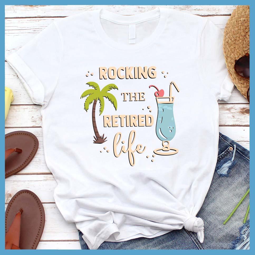 Rocking The Retired Life Colored Print T-Shirt - Brooke & Belle