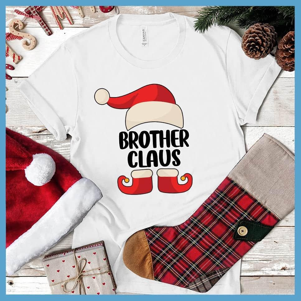 Brother Claus Santa Family Colored Print T-Shirt