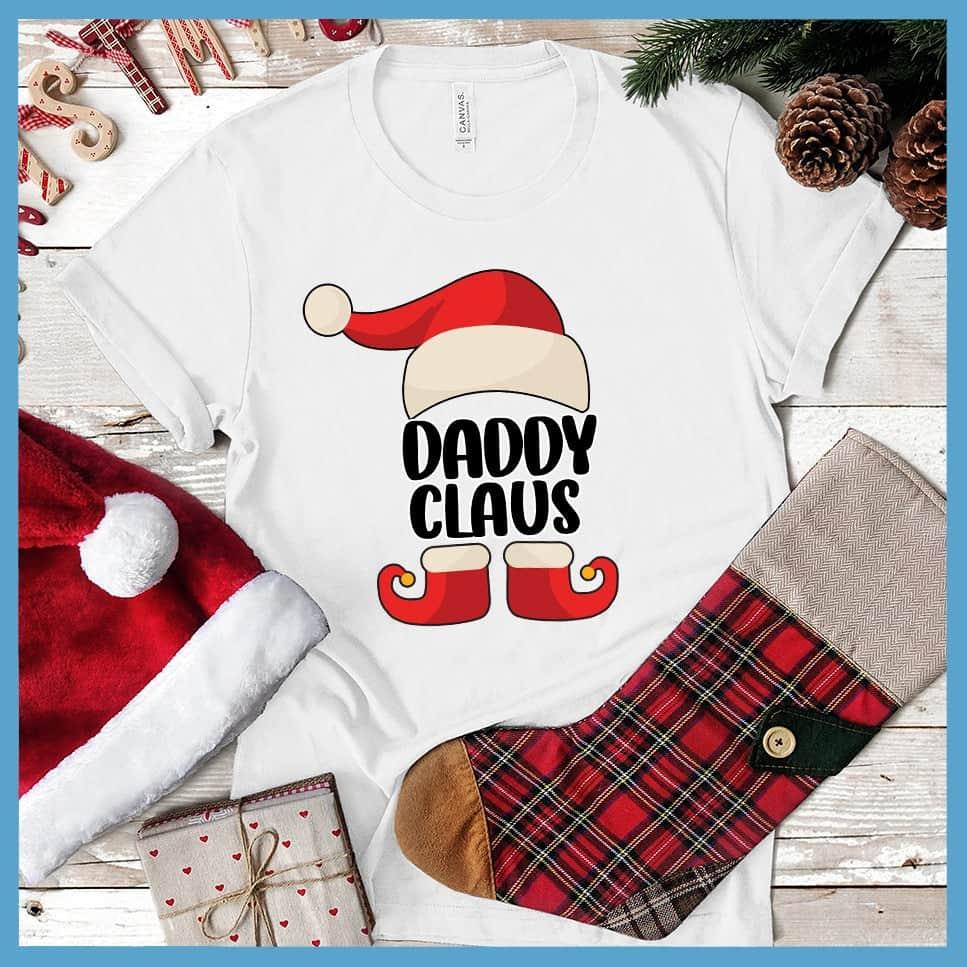 Daddy Claus Santa Family Colored Print T-Shirt - Brooke & Belle
