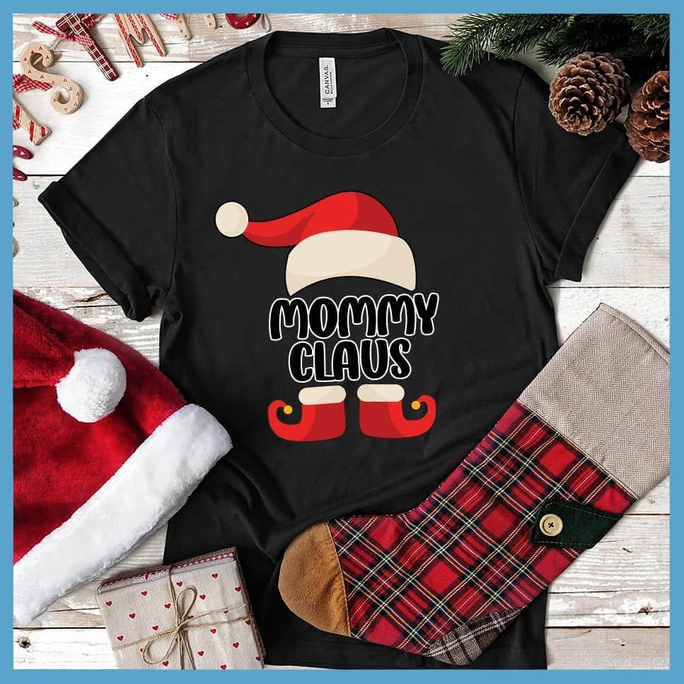 Mommy Claus Santa Family Colored Print T-Shirt - Brooke & Belle