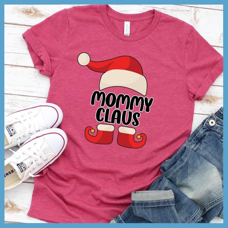Mommy Claus Santa Family Colored Print T-Shirt - Brooke & Belle