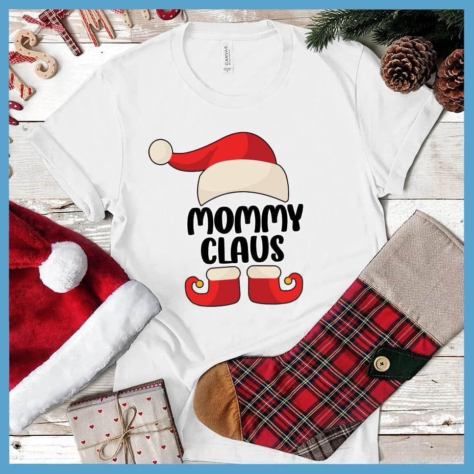 Mommy Claus Santa Family Colored Print T-Shirt - Brooke & Belle