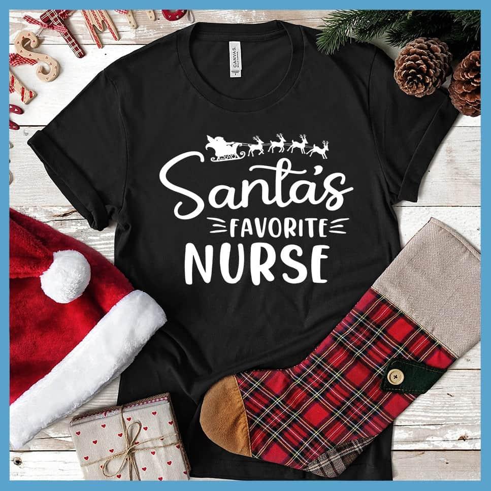 Santa's Favorite Nurse T-Shirt - Brooke & Belle