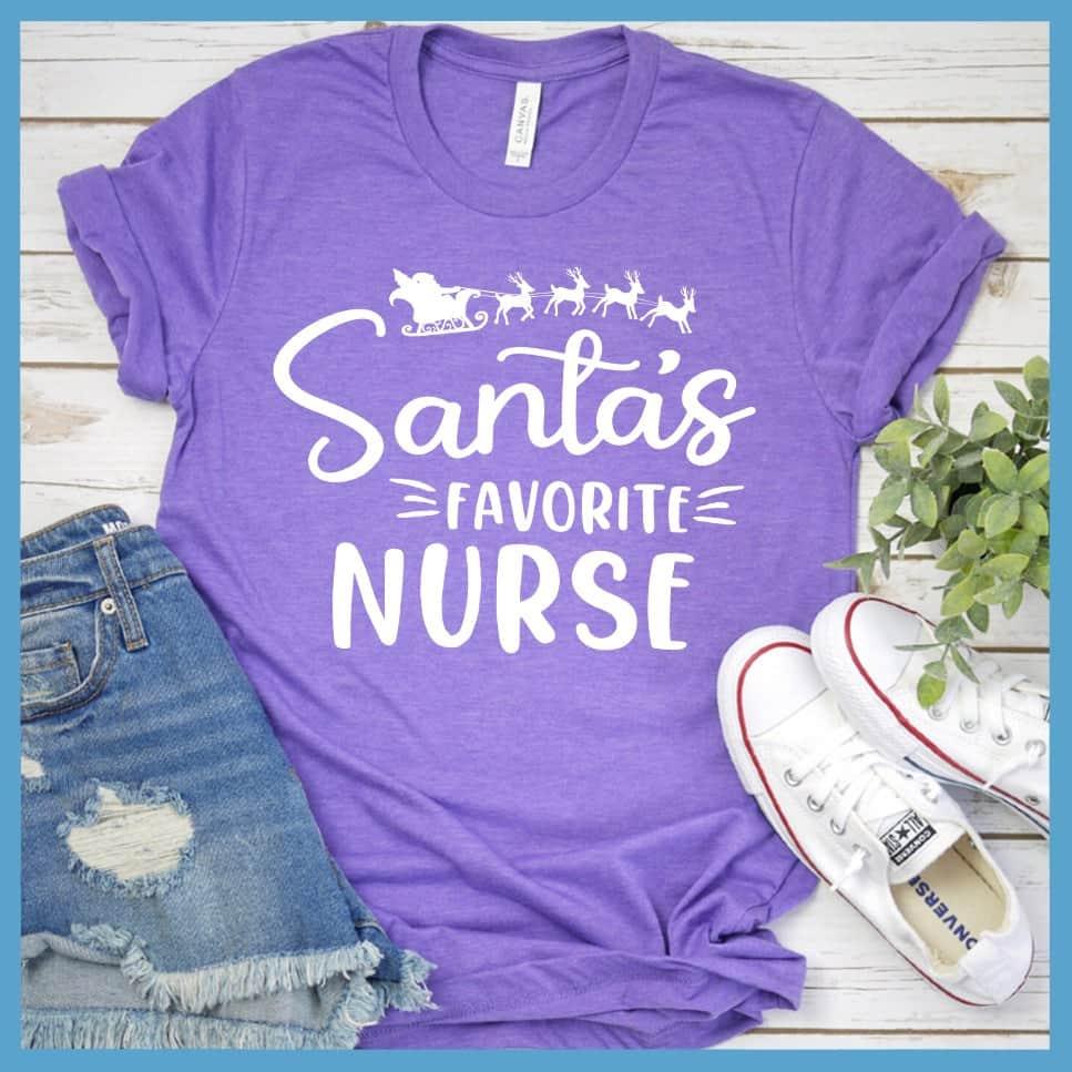 Santa's Favorite Nurse T-Shirt - Brooke & Belle