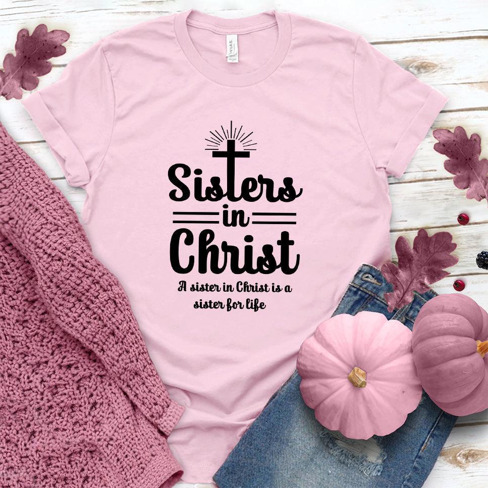 Sisters In Christ T-Shirt Pink Edition - Brooke & Belle