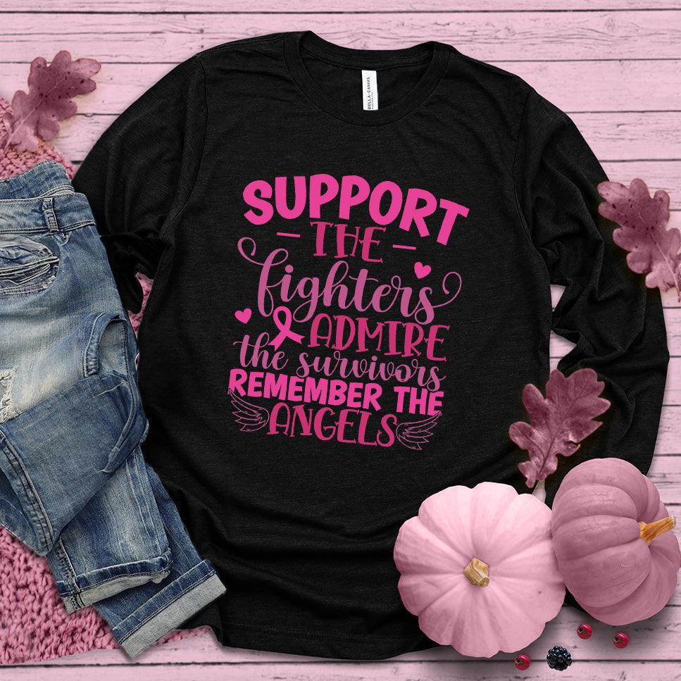 Support The Fighters Admire The Survivors Version 2 Colored Edition Long Sleeves - Brooke & Belle