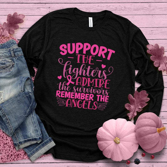 Support The Fighters Admire The Survivors Version 2 Colored Edition Long Sleeves - Brooke & Belle