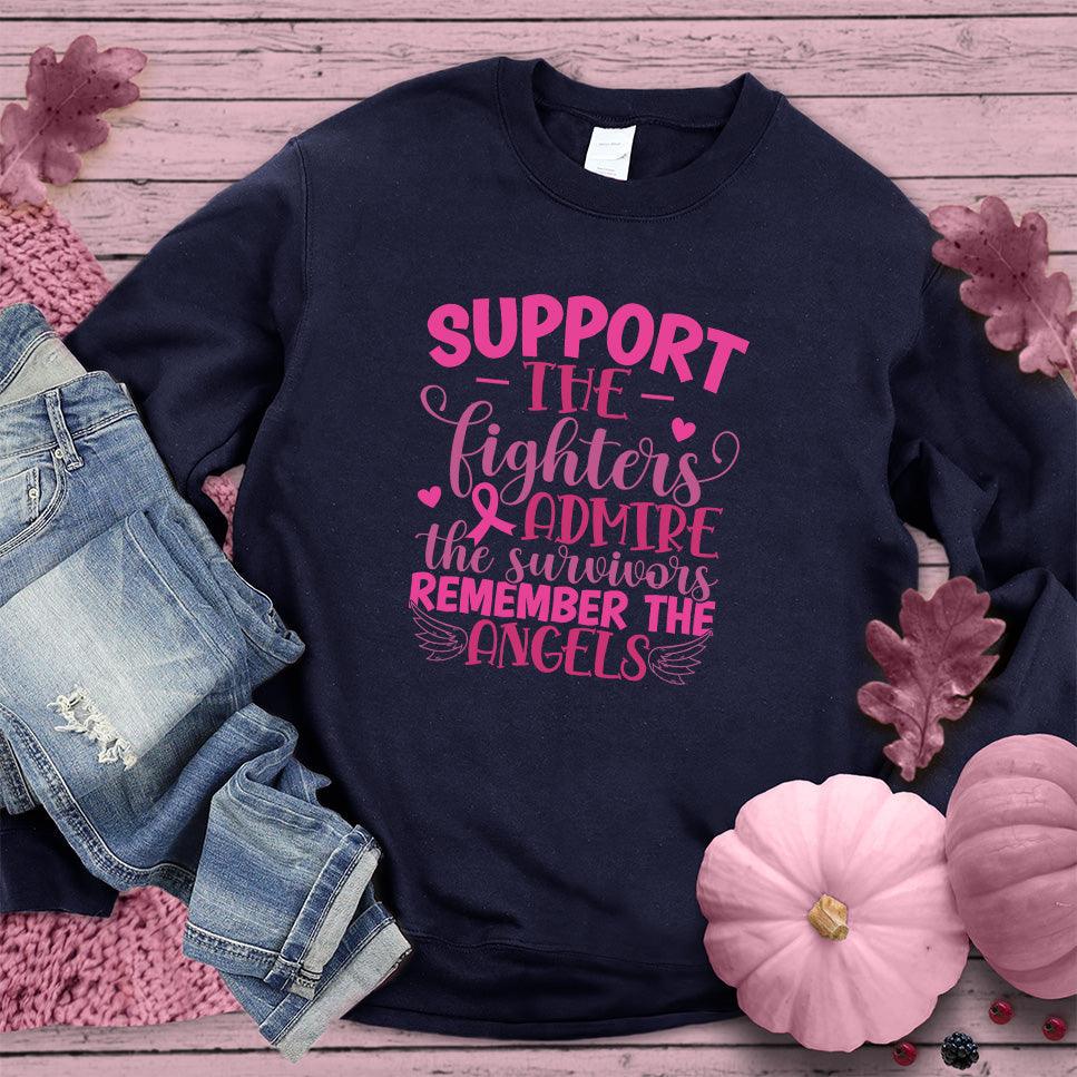 Support The Fighters Admire The Survivors Version 2 Colored Edition Sweatshirt - Brooke & Belle