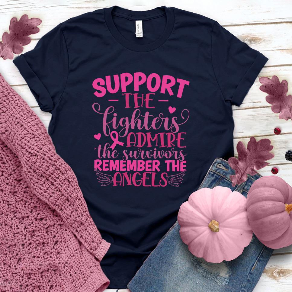 Support The Fighters Admire The Survivors Version 2 Colored Edition T-Shirt - Brooke & Belle