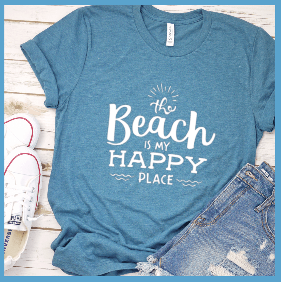 The Beach Is My Happy Place T-Shirt - Brooke & Belle