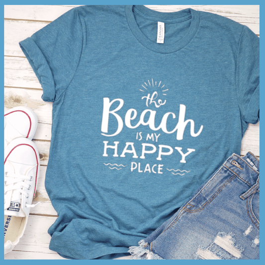 The Beach Is My Happy Place T-Shirt - Brooke & Belle