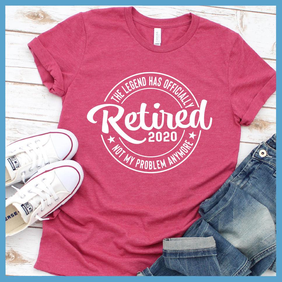 The Legend Has Officially Retired 2020 T-Shirt