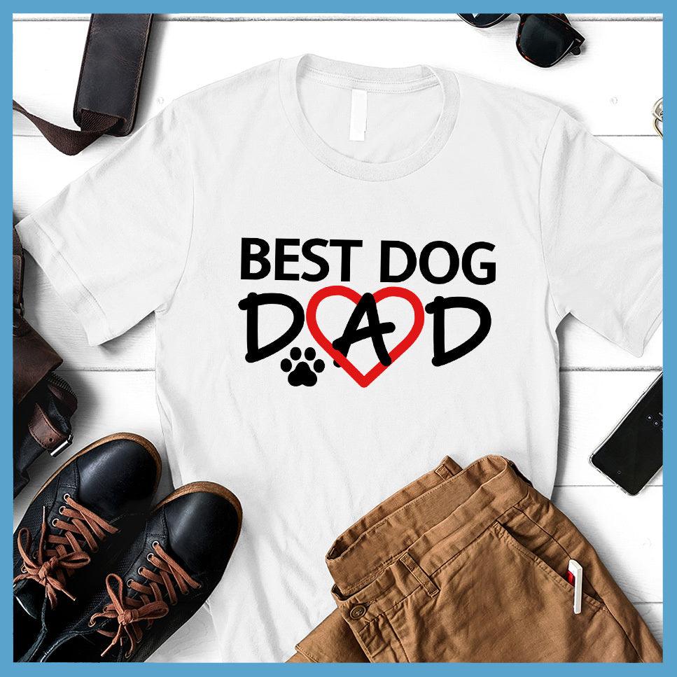 Best Dog Dad Colored Print T-Shirt - Brooke & Belle