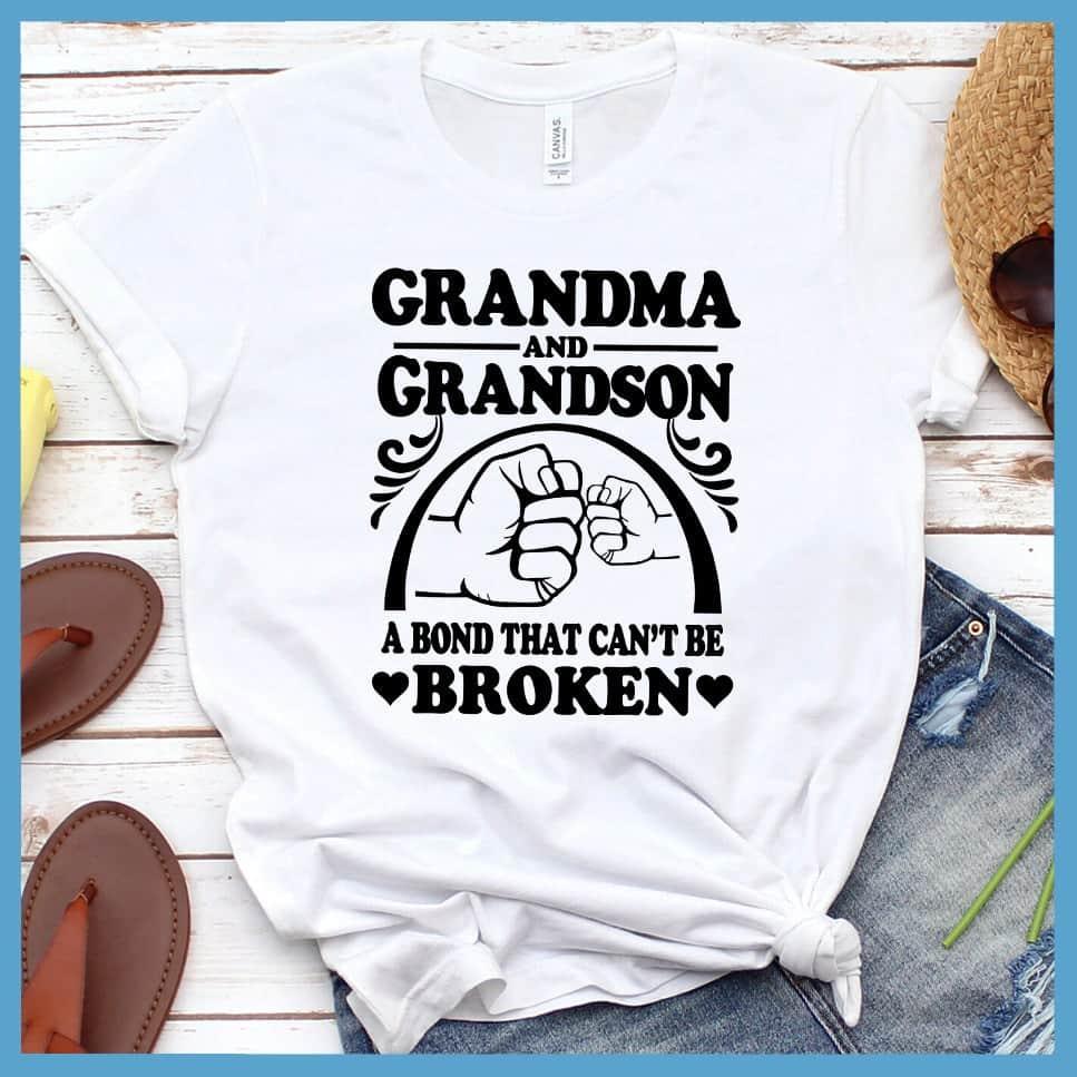 Grandma And Grandson A Bond That Can't Be Broken Version 2 T-Shirt - Brooke & Belle