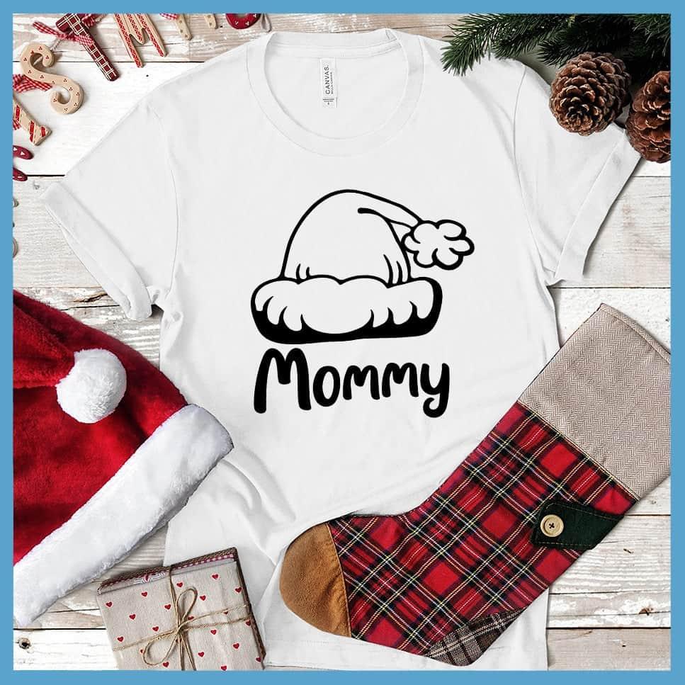 Mommy's Santa Hat Matching Family Christmas T-Shirt - Brooke & Belle