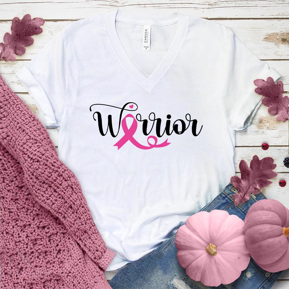 Warrior Ribbon Colored Edition V-Neck - Brooke & Belle