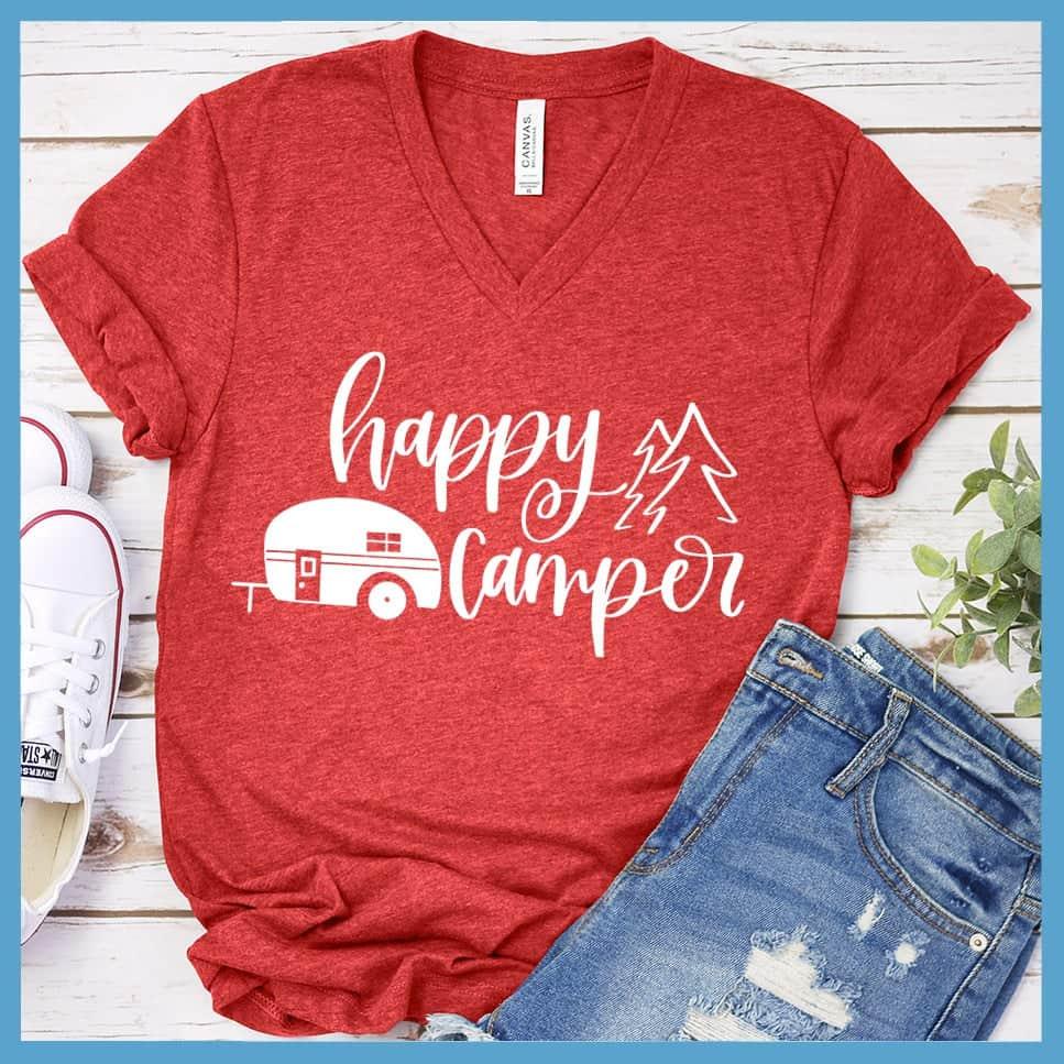 Happy Camper V-neck - Brooke & Belle