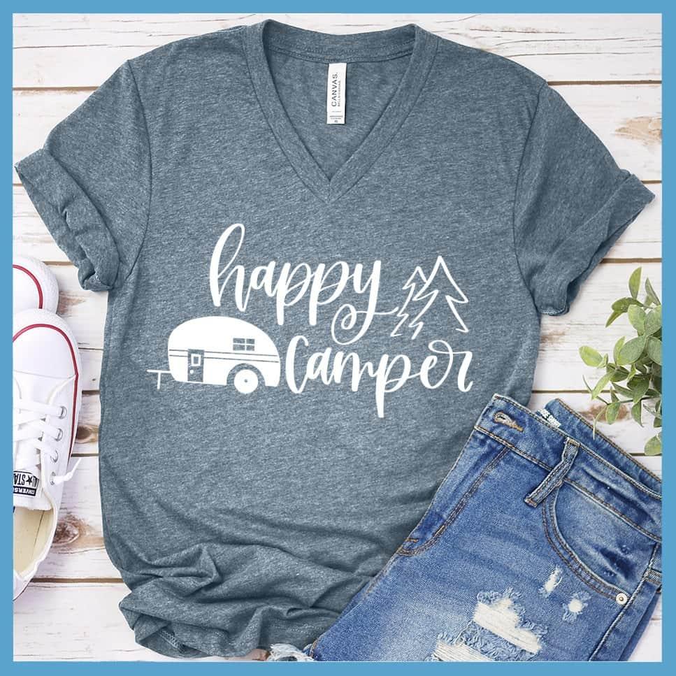 Happy Camper V-neck - Brooke & Belle