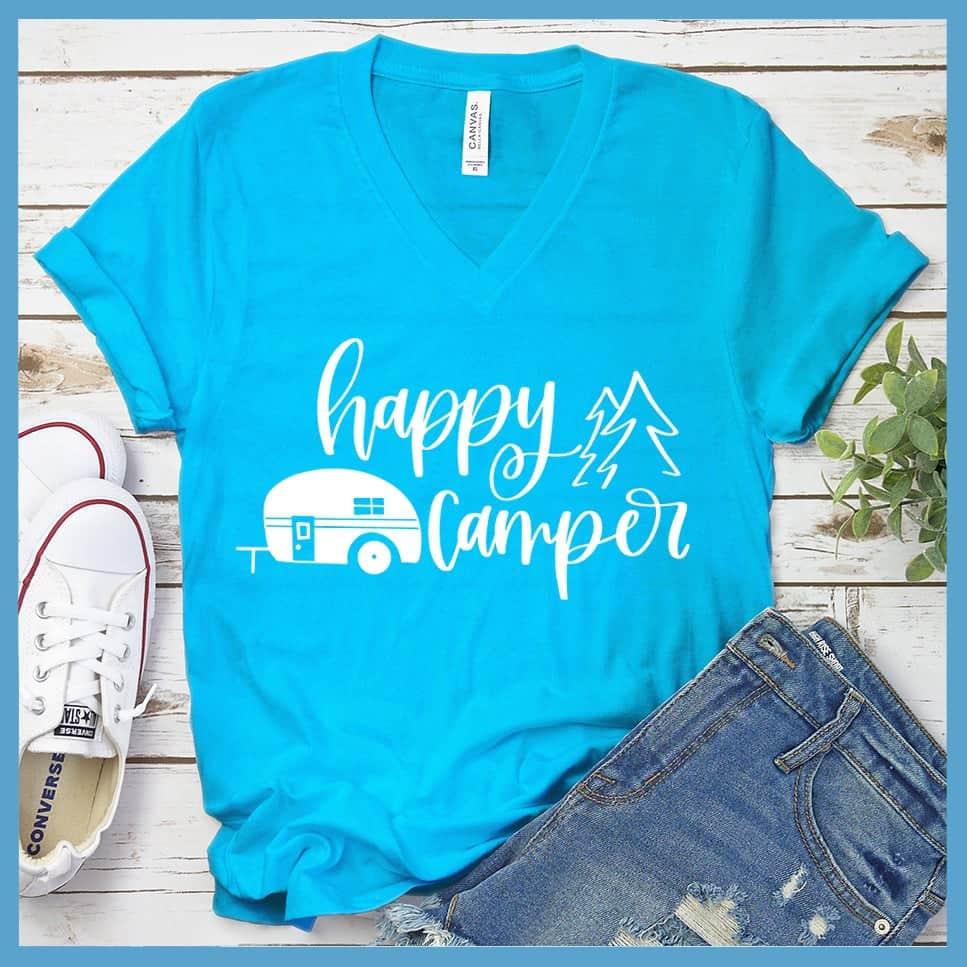 Happy Camper V-neck - Brooke & Belle