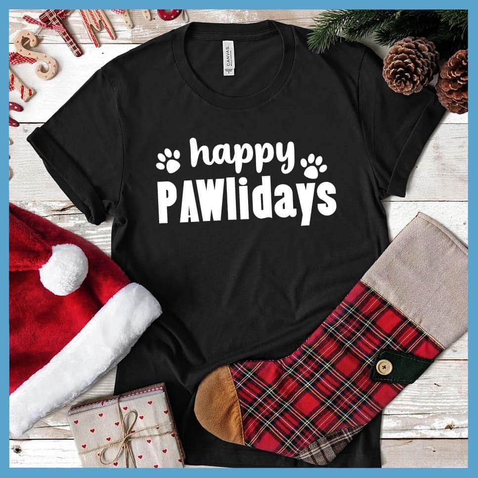 Happy Pawlidays Version 2 T-Shirt - Brooke & Belle