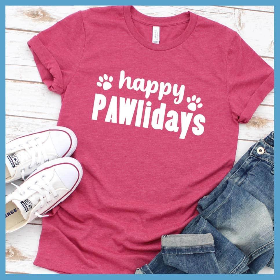 Happy Pawlidays Version 2 T-Shirt - Brooke & Belle