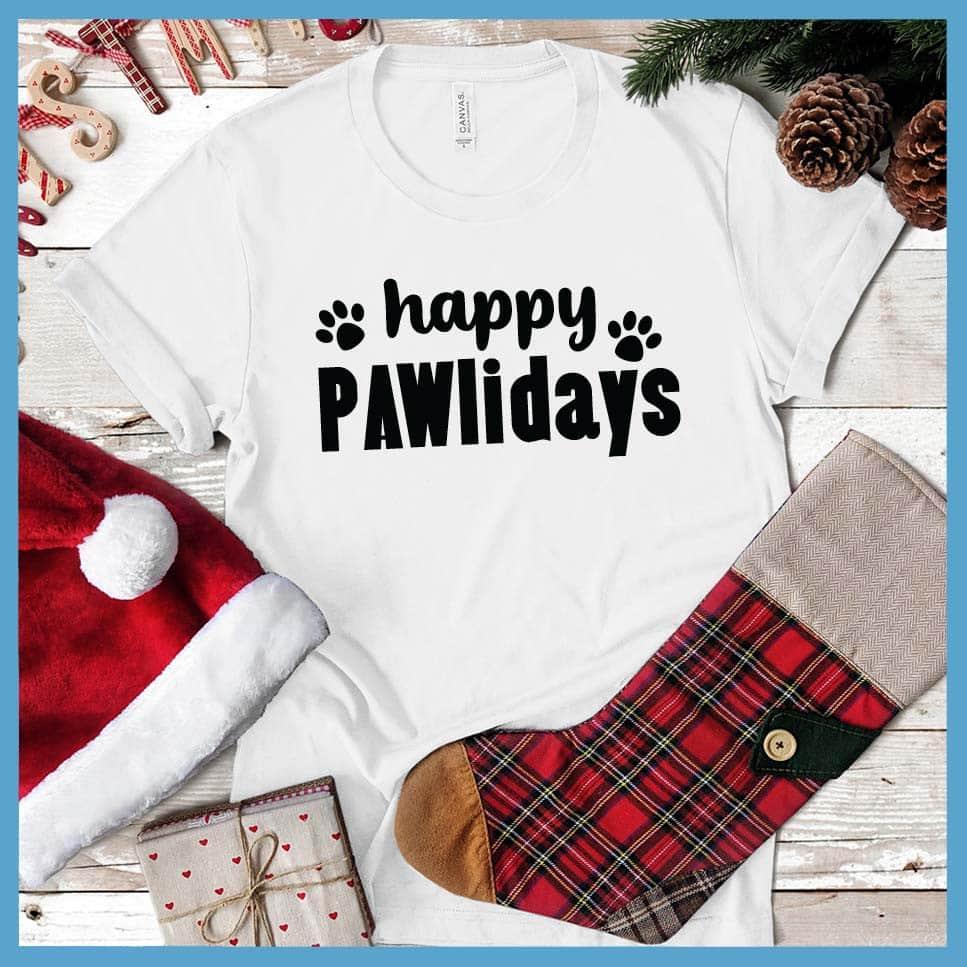 Happy Pawlidays Version 2 T-Shirt - Brooke & Belle