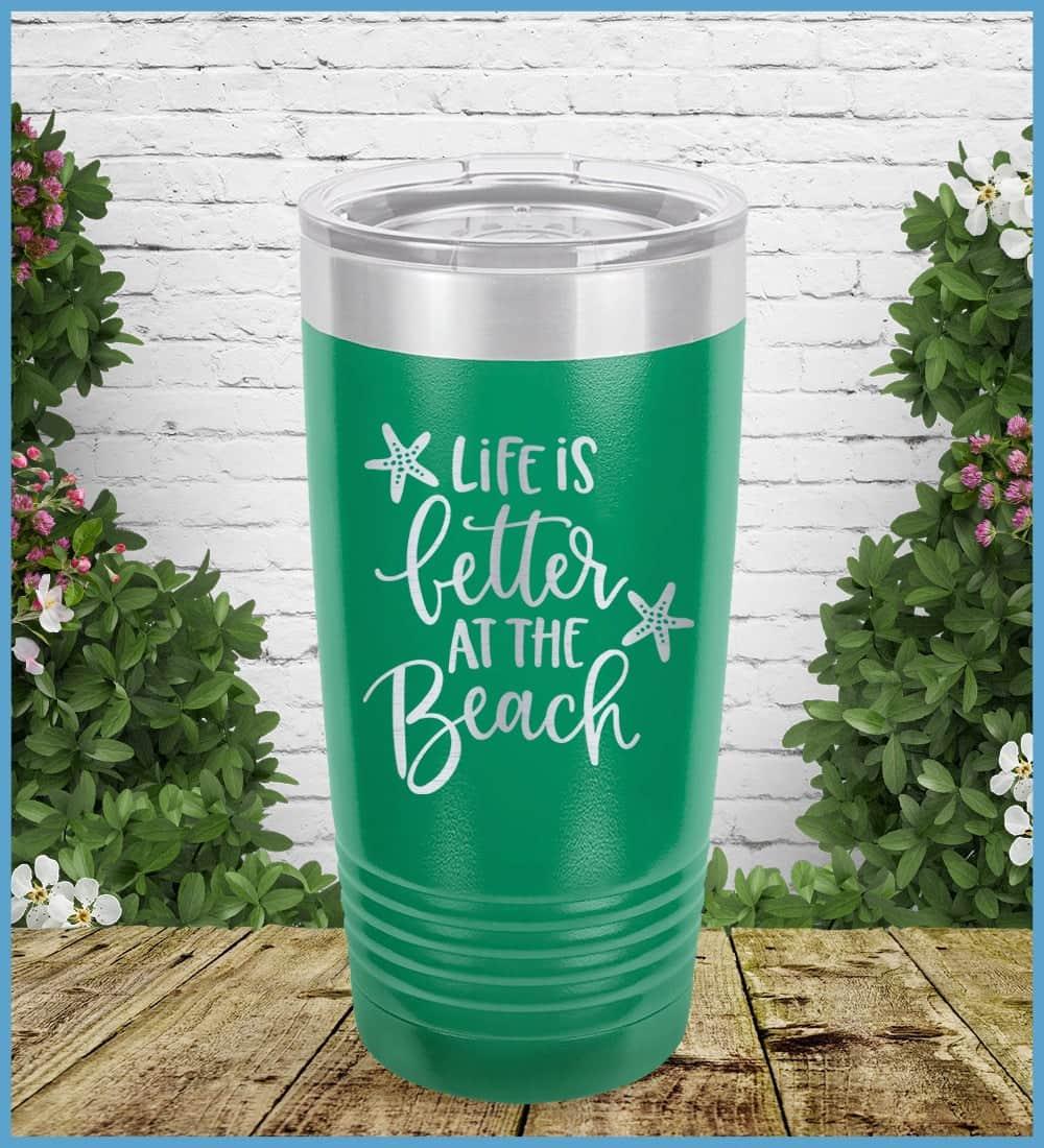 Life Is Better At The Beach Tumbler - Brooke & Belle