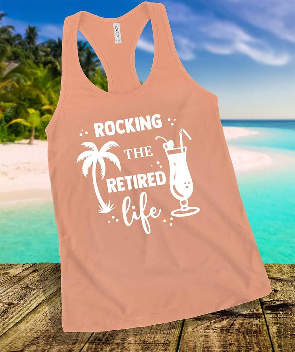 Rocking The Retired Life Tank Top - Brooke & Belle