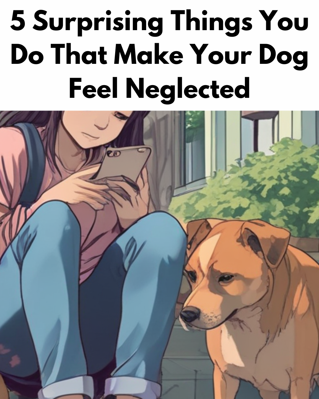 5 Surprising Things You Do That Make Your Dog Feel Neglected