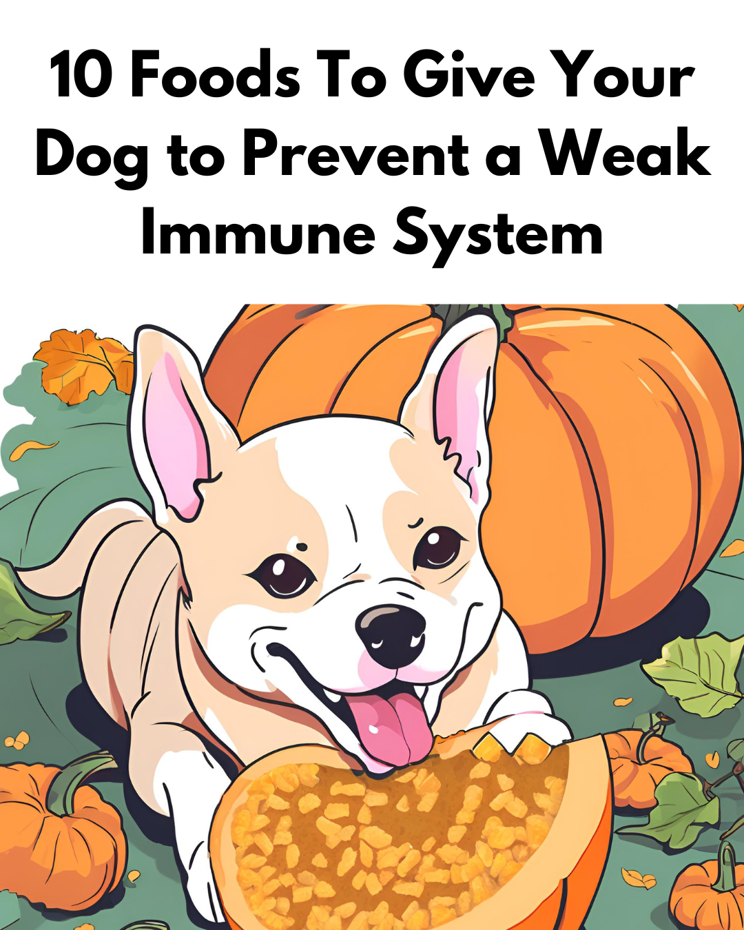 10 Foods To Give Your Dog to Prevent a Weak Immune System