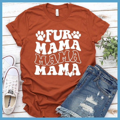 Fur Mama Retro T-Shirt