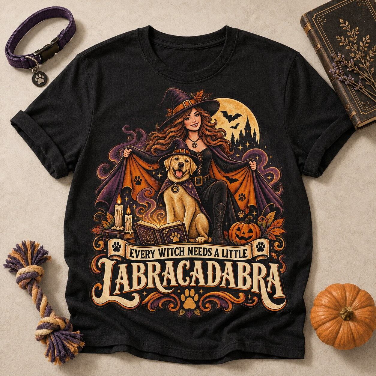 Labracadabra T-shirt - Black - Brooke & Belle