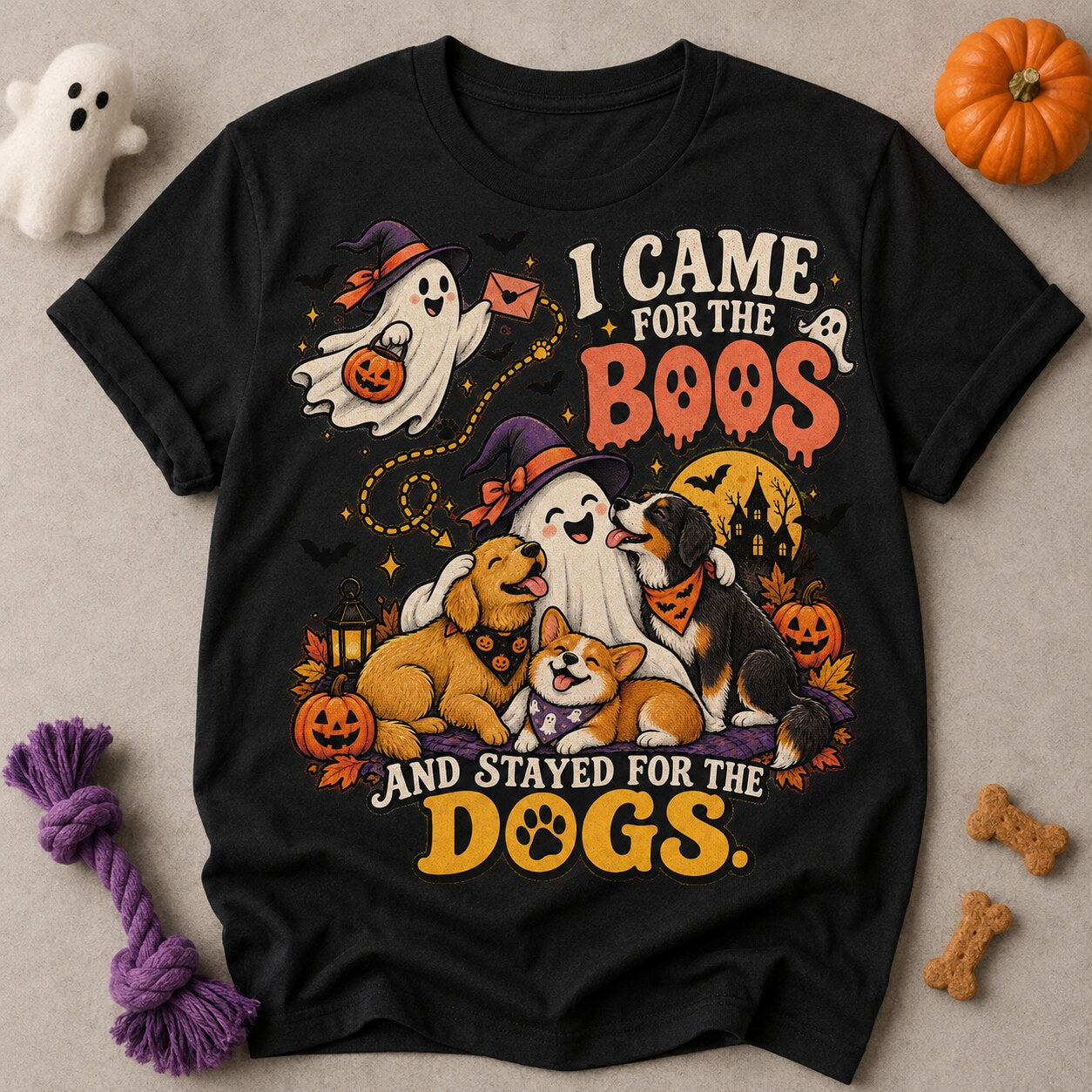Came For The Boos T-shirt - Black - Brooke & Belle