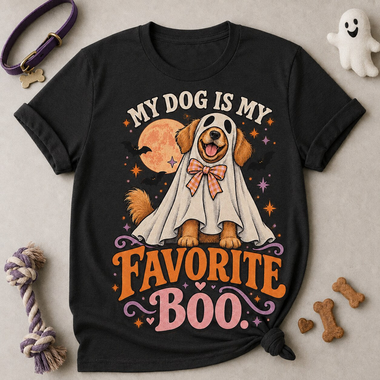 My Favorite Boo T-shirt - Black - Brooke & Belle