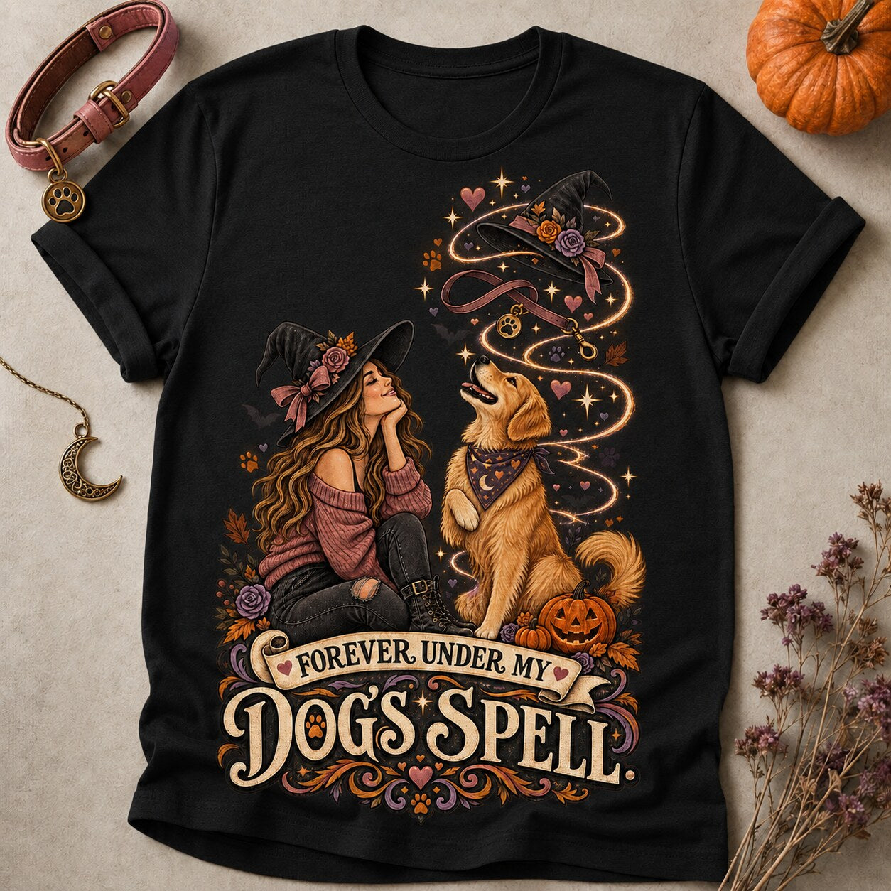My Dog's Spell T-shirt - Black - Brooke & Belle