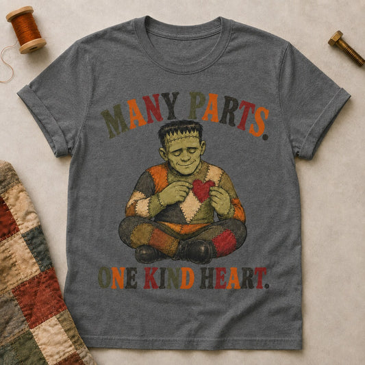 Many Parts T-shirt - Dark Heather - Brooke & Belle