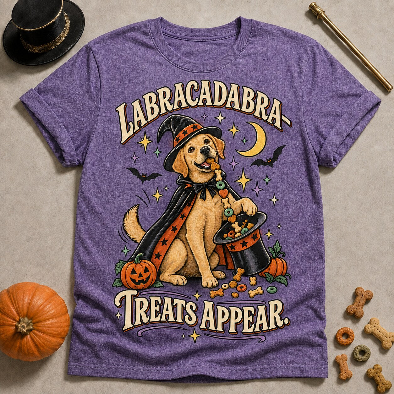 Treats Appear T-shirt - Heather Purple - Brooke & Belle