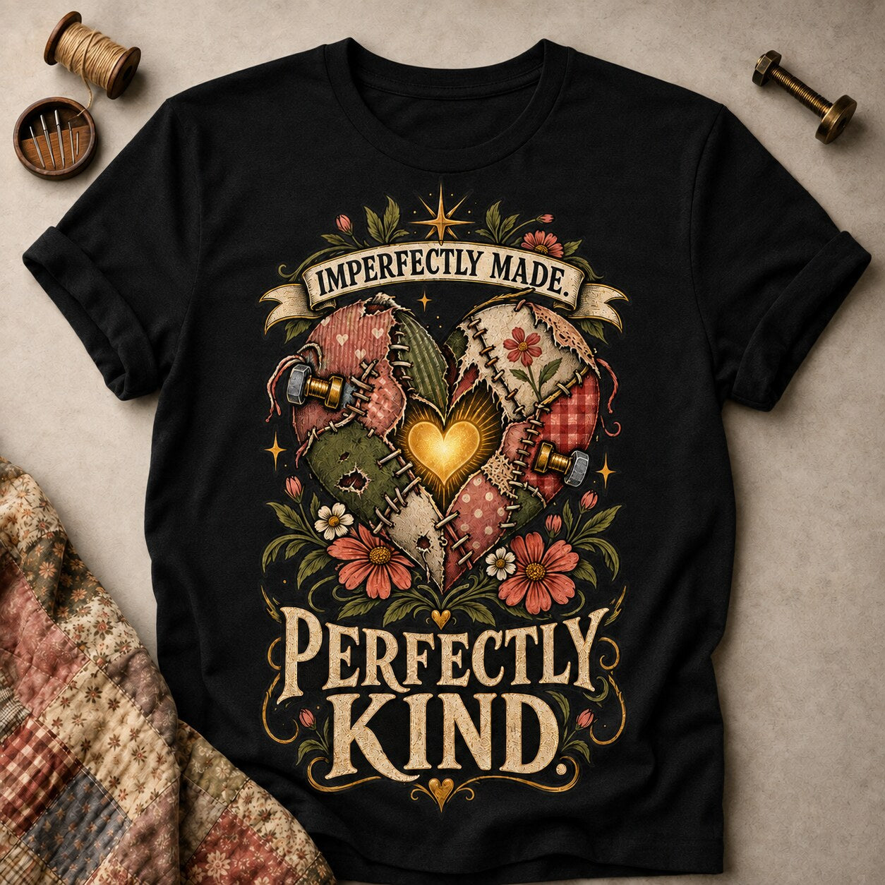Perfectly Kind T-shirt - Black - Brooke & Belle