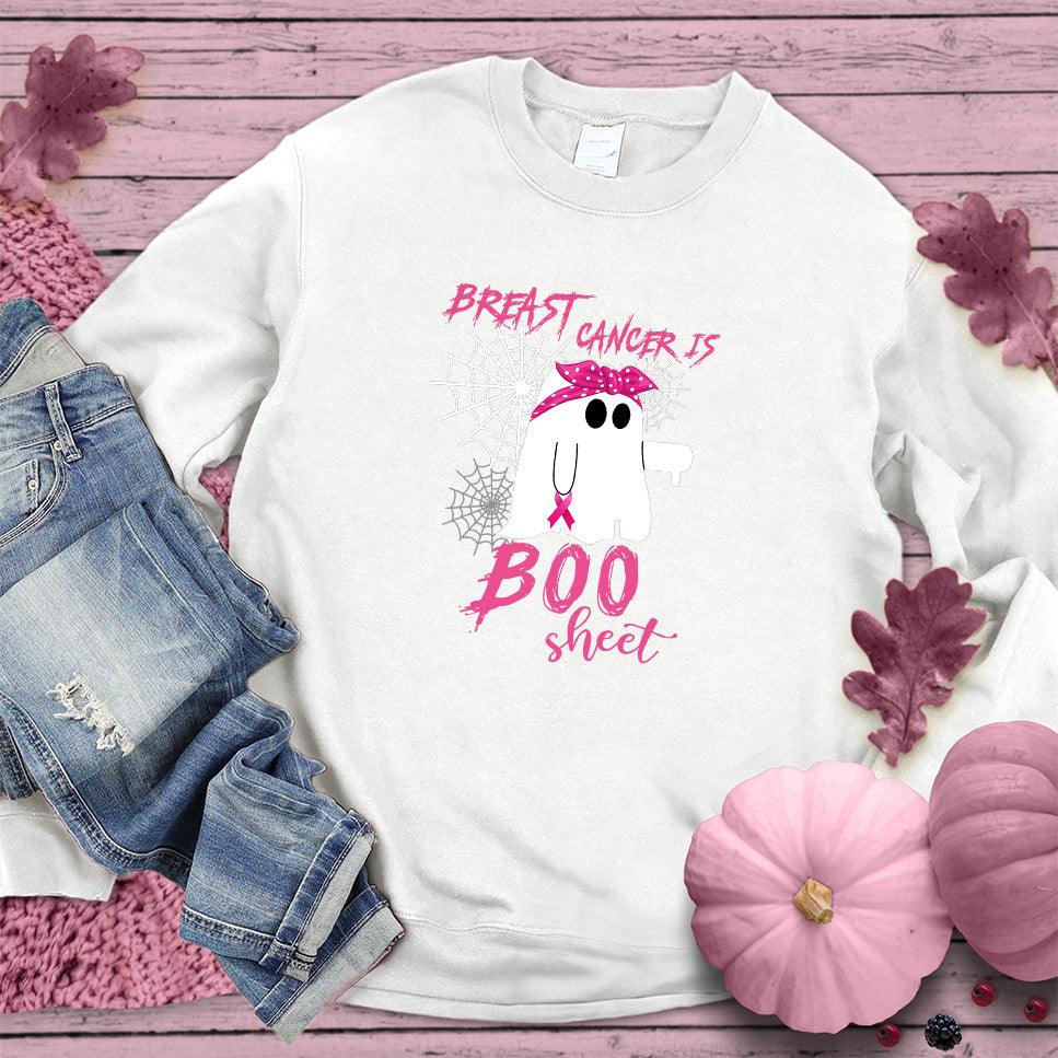 Breast Cancer Is Boo Sheet Sweatshirt Colored Edition - Brooke & Belle