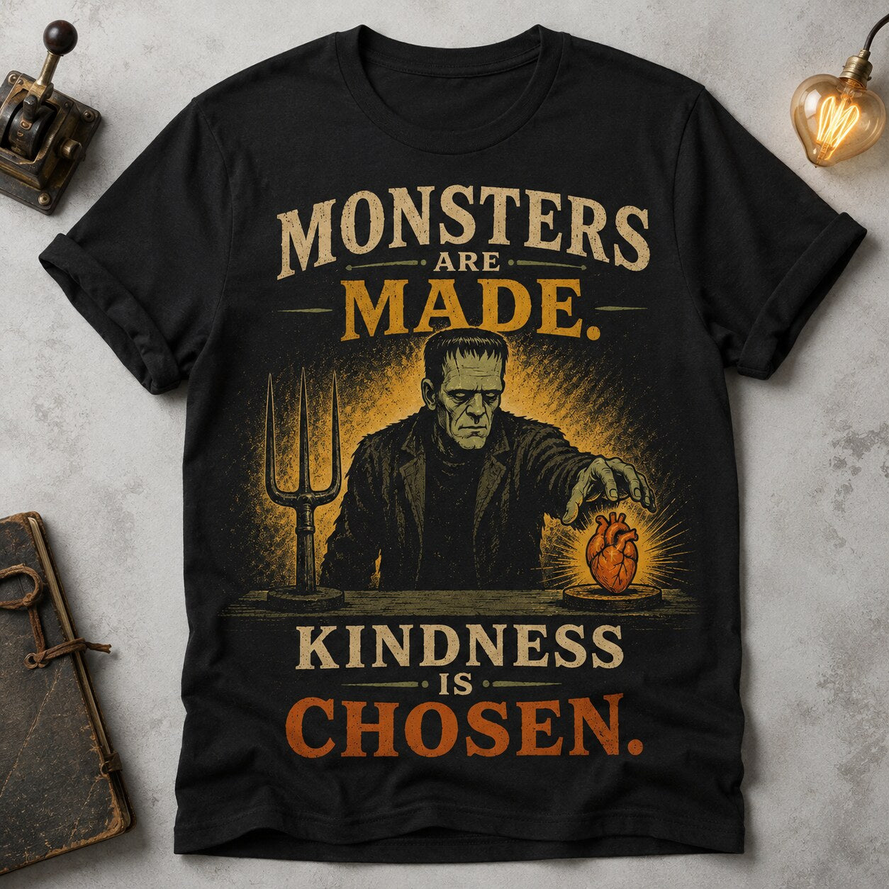 Monsters Are Made T-shirt - Black - Brooke & Belle
