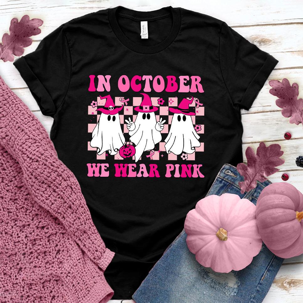 In October We Wear Pink Version 4 T-Shirt Colored Edition - Brooke & Belle