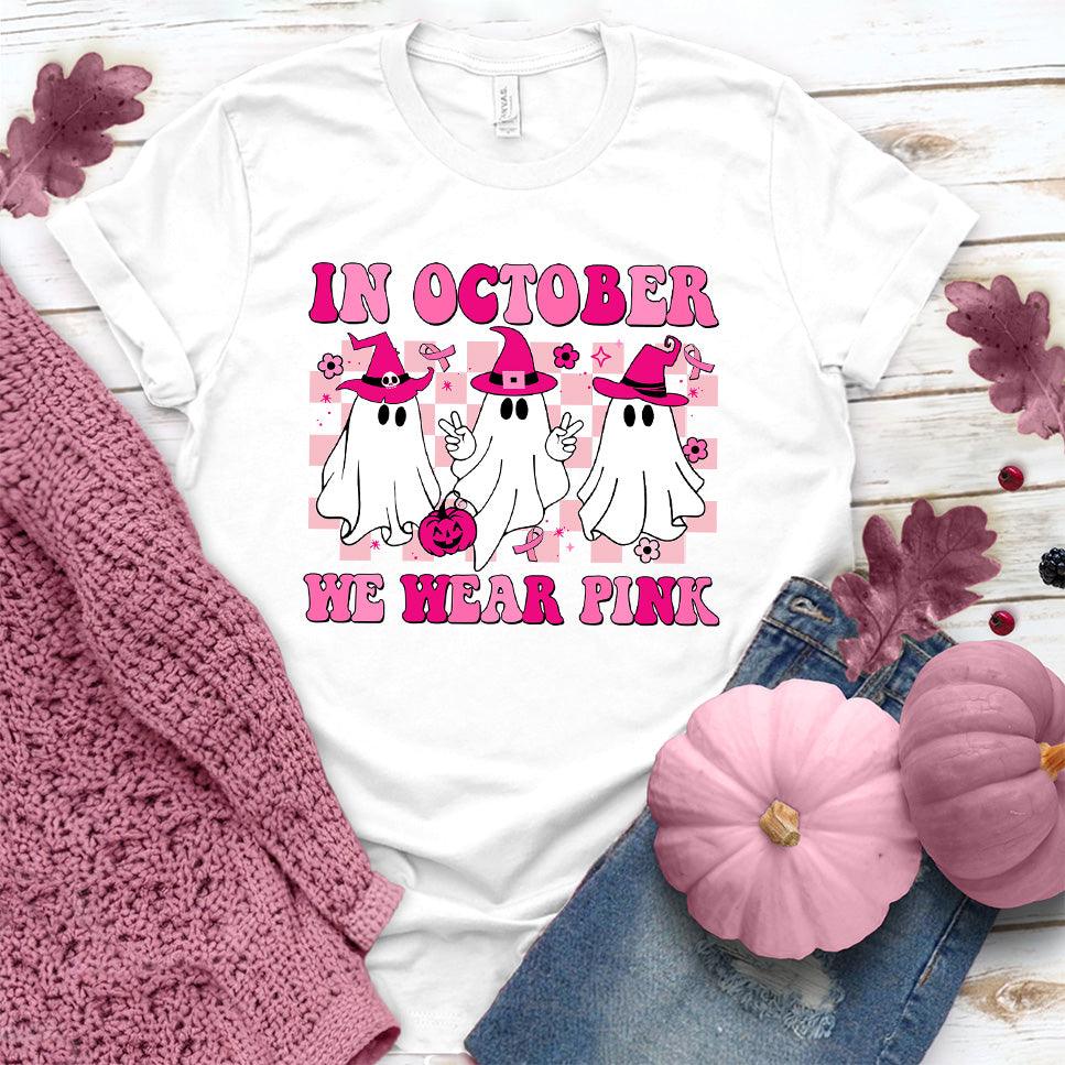 In October We Wear Pink Version 4 T-Shirt Colored Edition - Brooke & Belle