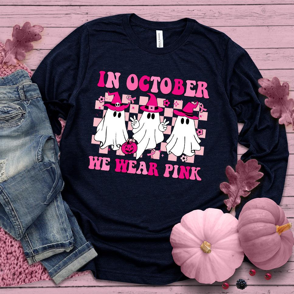 In October We Wear Pink Version 4 Long Sleeves Colored Edition
