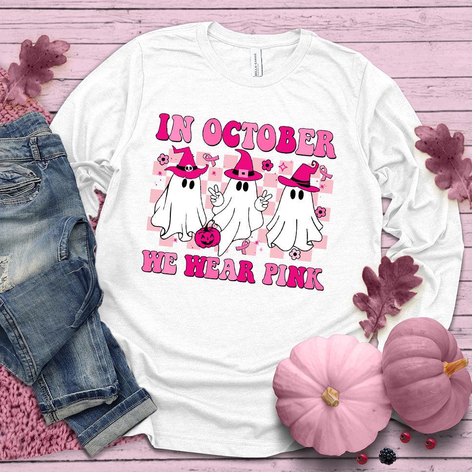 In October We Wear Pink Version 4 Long Sleeves Colored Edition