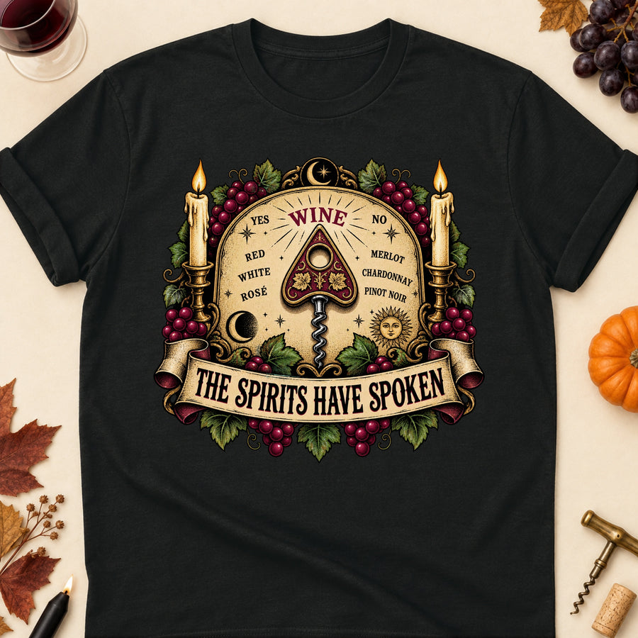 The Spirits Have Spoken Colored Print T-Shirt
