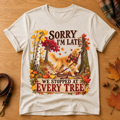 Sorry Late Every Tree T-shirt - Heather Oatmeal - Brooke & Belle
