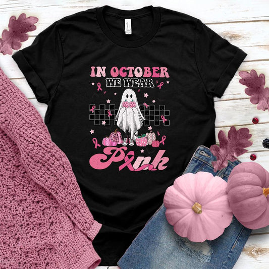 In October We Wear Pink Version 2 T-Shirt Colored Edition - Brooke & Belle