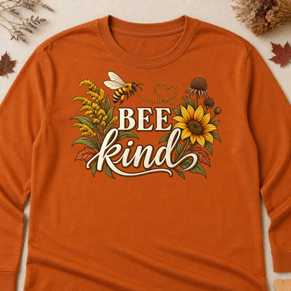 Bee Kind Fall Long Sleeves - Texas Orange - Brooke & Belle
