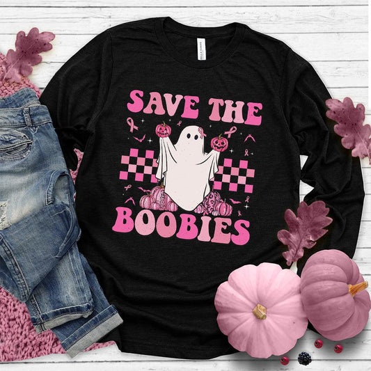 Save The Boobies Long Sleeves Colored Edition - Brooke & Belle